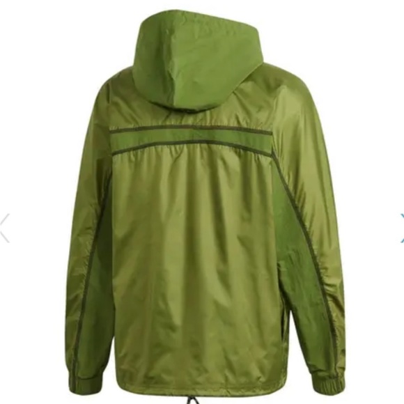 Mens large adidas green pullover jacket - Picture 5 of 10